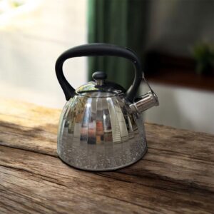 Pava de acero silbadora, facetada y espejada