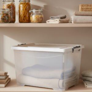 Organizador GRANDE transparente 75litros