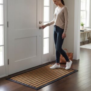 ALFOMBRA GOMA/YUTE RECTANGULAR