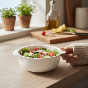 COMPOTERA PLASTICO CON ASA